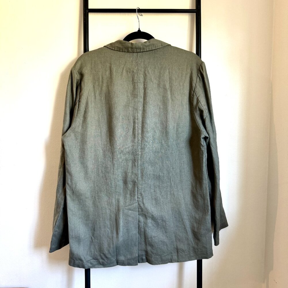 NWT Onia Men's Hugo Blazer Jacket in Deep Sage Size Medium - Picture 2 of 6